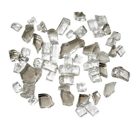 AZ PATIO HEATERS Reflective Fire Pit Glass; Crystal RFGLASS-CRYS